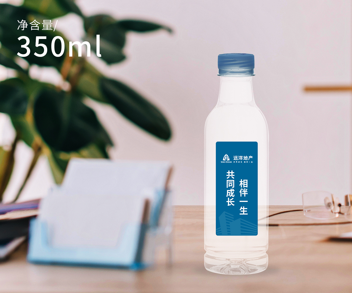 禅宝纯净水瓶装水矿泉水定制350ml*24瓶/箱